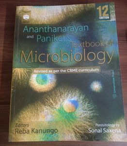 Ananthanarayan &amp; Paniker&#39;s Textbook Microbiology