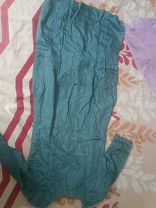 Teal Embroidered Kurta Set