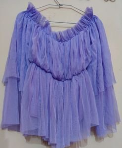 Lavender Off Shoulder Top
