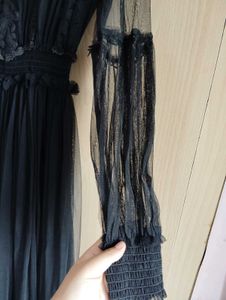 NET PARTY DRESS