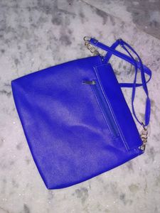 Blue Color Sling Bag