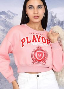 Pink Graphic Sweatshirt