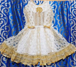 Girls Golden Gown
