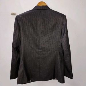 Raymond Grey Stripped Suit Blazer with Pant