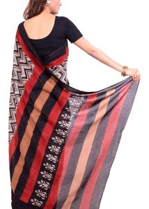 Handmade Block Printed Cotton Saree