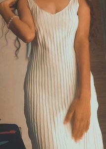 Ribbed Knit Midi Dress