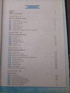 Physics Part II - Class XI Textbook