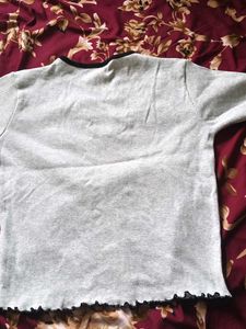 Butterfly Ribbed Top