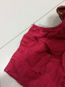 Pink Festive Blouse