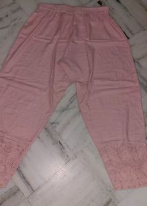 Peach Pink  Straght Kurta Pants Duppata
