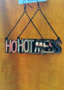 HotMess Acrylic Chain Earrings