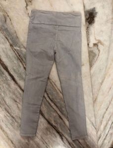 COMBO - NAVY BLUE TOP + GREY STRETCHABLE JEAN