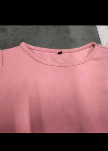 Pink Casual T-Shirt