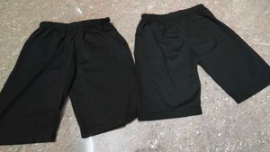Black Athletic Shorts - Two Pairs