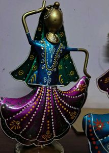 Kraftskala Colorful Indian Dancer Figurine