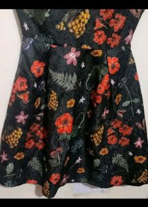 Multi Floral Print Dress For 32 Bust