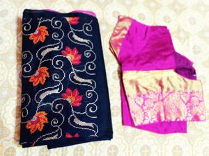 Handloom Silk Saree Ke Sath New Free Sare