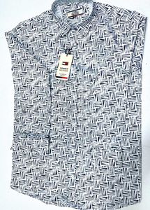 M-Tommy Hilfiger Abstract Printed Shirt For Men&#39;s