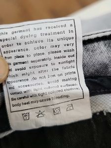 Grey Dyed Jeans Pant