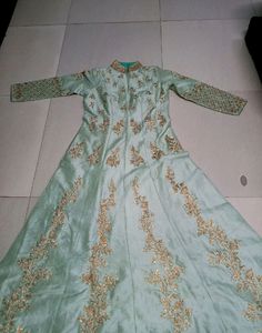 EMBROIDERED GOWN