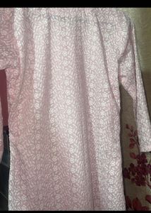 Pink Embroidery Kurti