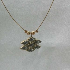 Vintage Diamond Pendant Necklace
