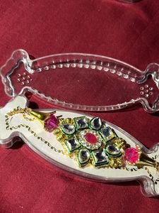 Designer Gold Floral Rakhi/Bracelet Combo(Packof4)