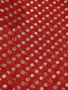 Full Work Red Saree For Women
