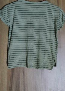 Casual Green colour short top