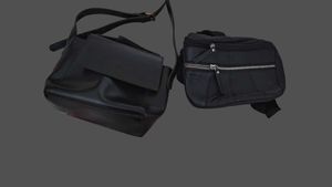 Black Crossbody & Waist Bag Bundle