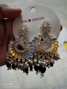 Nik Simon Dangle Earrings - Statement Jewelry
