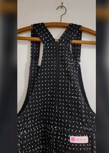 Black Dungree For Girls