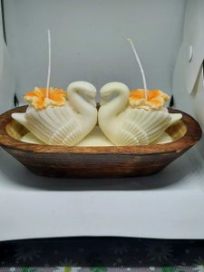 Swan Candle Set