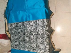 Banarasi Patta Blue Saree