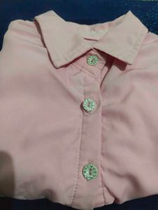Pink Button-Down Shirt
