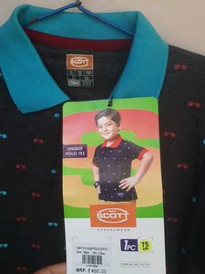 Boys Scott Polo Shirt - Sunglasses Pattern