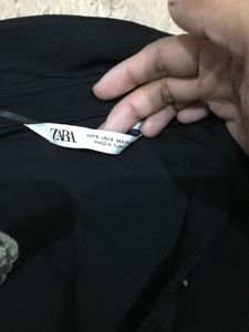 Zara Collared Fitted Top