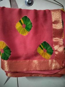 Elegant Pink Saree