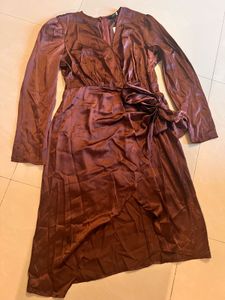 Silkkky Brown Dress
