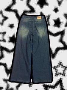 Wide Leg Denim Jeans