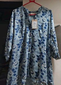 Floral Print Tunic Top