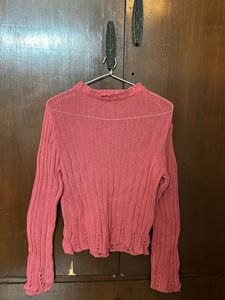 Pink Woollen Top