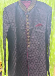 Elegant Purple Sherwani