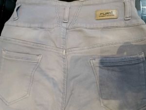 Lavender High-Waisted Jeans