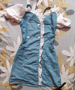 Cute Denim Style Dress