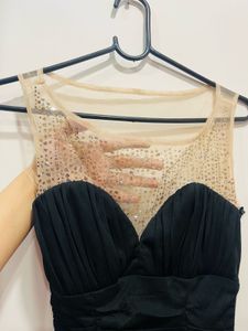 Sequin Detailing Little Black Dress