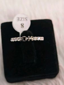 CK Initial Ring 925 silver sterling