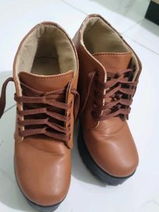 Leather Heel Boots For Women