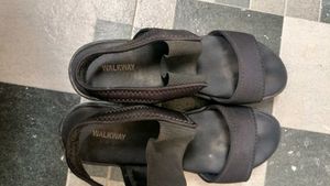 Walkway Black Sandals.
