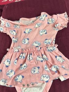 Baby Girl 2 Frocks One Time Use Only